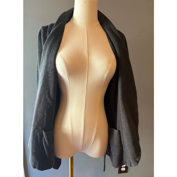 The North Face Tadasana Belted Wrap Cardigan Size SMALL Grey - Picture 3 of 12